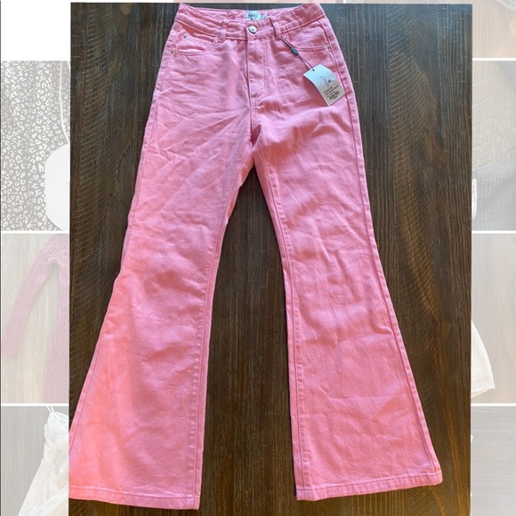 Pink Princess Polly Jeans - Picture 1 of 2